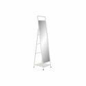 Stojące lustro DKD Home Decor Biały Metal Lustro Prostokątny 30 x 40 cm 39 x 40 x 160 cm