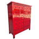 Komoda DKD Home Decor Czerwony Drewno wiązu Orientalny Lakierowany 102 x 42 x 120 cm