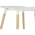 Krzesło do Jadalni DKD Home Decor 43 x 50 x 88 cm Drewno Biały Guma naturalna Jasnobrązowy
