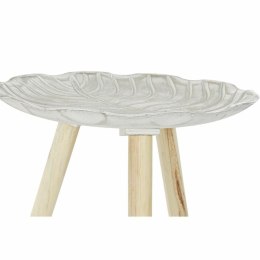 Stolik DKD Home Decor Biały Beżowy Drewno Jodła Drewno MDF 40 x 40 x 45 cm (2 Sztuk)