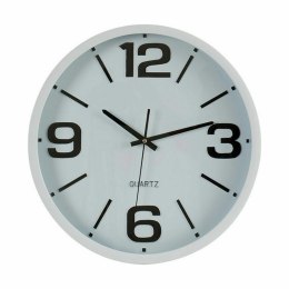 Zegar Ścienny Biały Czarny Szkło Plastikowy 40 x 5 x 40 cm (6 Sztuk)