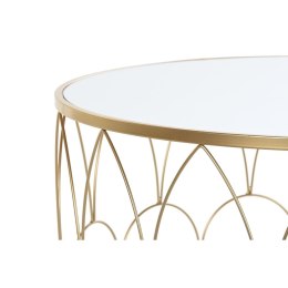 Zestaw 2 stołów DKD Home Decor Złoty 80 x 80 x 47 cm