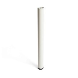 Nogi Rei 406g Regulowany Cylindryczna Stal Biały (Ø 7,6 x 71 cm)