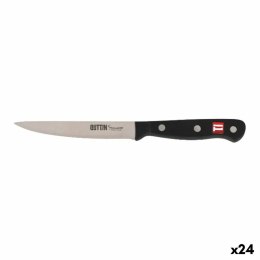 Nóż Obierak do Warzyw Quttin Czarny Srebrzysty 12 cm (24 Sztuk)