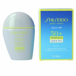 Ochrona przeciwsłoneczna z kolorem Shiseido Sports BB SPF50+ Średni Odcień (30 ml)