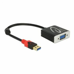 Adapter USB 3.0 na VGA DELOCK 62738 20 cm Czarny