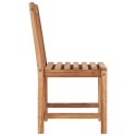 Krzesła ogrodowe 6 szt., z poduszkami, lite drewno tekowe