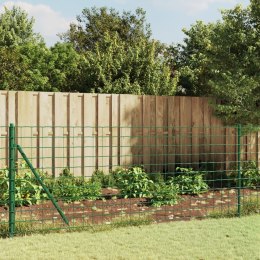 Ogrodzenie z siatki, z kotwami, zielone, 1x25 m