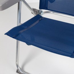 Fotel plażowy Aktive Granatowy 47 x 94 x 60 cm (4 Sztuk)