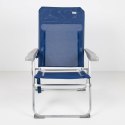 Fotel plażowy Aktive Granatowy 47 x 94 x 60 cm (4 Sztuk)