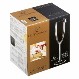 Kieliszek do szampana Chef&Sommelier Cabernet Przezroczysty Szkło 6 Sztuk (16 cl)