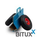 Składany wózek transportowy Bituxx do przewozu płyt GK OSB MDF udźwig do 275kg