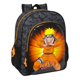 Plecak szkolny Naruto Czarny Pomarańczowy 32 X 38 X 12 cm
