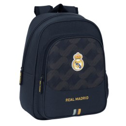 Plecak szkolny Real Madrid C.F. Granatowy 27 x 33 x 10 cm