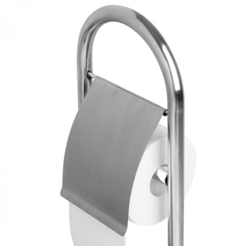 AQUAMARIN Wolnostojący zestaw WC 81 x 22 x 22 cm, srebrny AQUAMARIN Wolnostojący zestaw WC 81 x 22 x 22 cm, srebrny