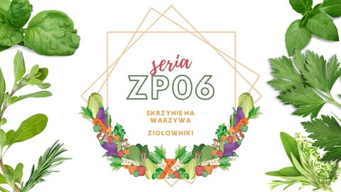 Duża skrzynia na warzywa ZP06 /27x203x100 cm/ Szara