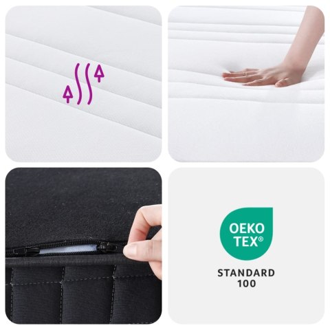 Materac bonellowy, twardość średnia, 70x200 cm