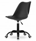Krzesło obrotowe ANDRIA - czarna podstawa, czarno-czarne