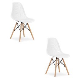 Krzesło MARO - białe x 2