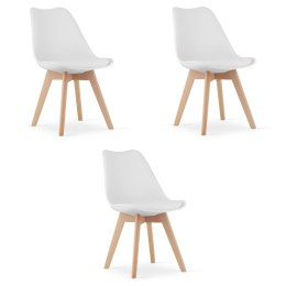 Krzesło MARK Białe x 3