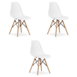 Krzesło MARO - białe x 3