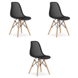 Krzesło MARO - czarne x 3