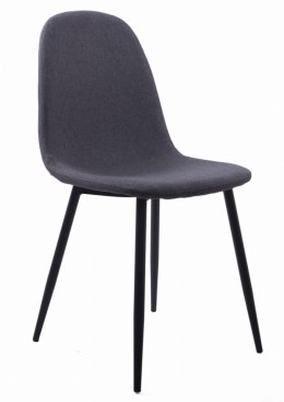 Krzesło DART - ciemno-szare / nogi czarne x 3
