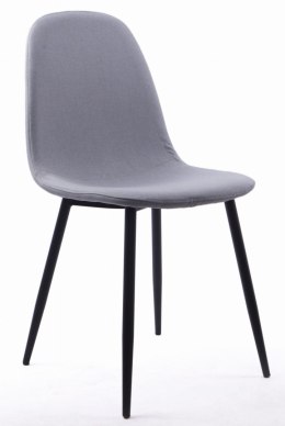 Krzesło DART - jasno-szare / nogi czarne x 3