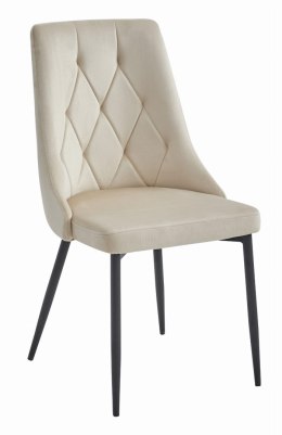 Krzesło IMOLA - beż aksamit x 2