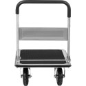 Wózek platformowy magazynowy ręczny składany 1 burta do 300 kg 80 x 60 cm