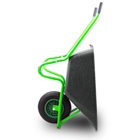 Mocna Taczka z misa PCV wytrzymała lekka do prowadzenia ogrodowa/budowlana