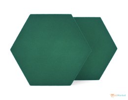 Panel ścienny 3d dekoracyjny piankowy WallMarket Heksagon zielony grubość 2,5 cm