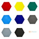 Panel ścienny 3d dekoracyjny piankowy WallMarket Heksagon zielony grubość 2,5 cm