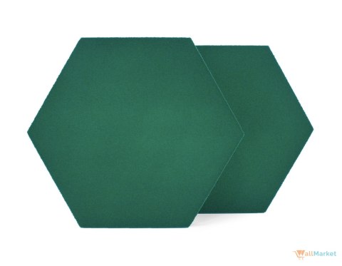 Panel ścienny 3d dekoracyjny piankowy WallMarket Heksagon zielony grubość 4,5 cm Panel ścienny 3d dekoracyjny piankowy WallMarket Heksagon zielony grubość 4,5 cm