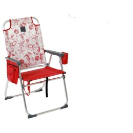 Fotel plażowy Czerwony 87 x 47 x 37 cm