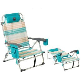Fotel plażowy Niebieski 87 x 51 x 23 cm