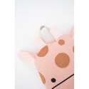 Koc Crochetts Koc Różowy Żyrafa 85 x 140 x 2 cm