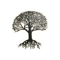 Dekoracja ścienna Home ESPRIT Czarny Drzewo Kolonialny 80 x 1 x 80 cm