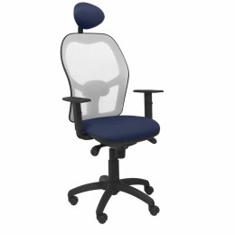 Krzesło Biurowe z Zagłówkiem Jorquera P&C ALI200C Niebieski Granatowy