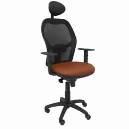 Krzesło Biurowe z Zagłówkiem Jorquera P&C ALI363C Brązowy