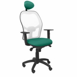 Krzesło Biurowe z Zagłówkiem Jorquera P&C ALI456C Szmaragdowa Zieleń