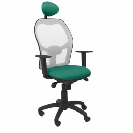 Krzesło Biurowe z Zagłówkiem Jorquera P&C ALI456C Szmaragdowa Zieleń