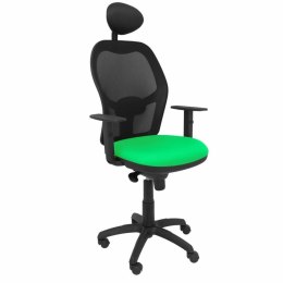 Krzesło Biurowe z Zagłówkiem Jorquera P&C BALI15C Kolor Zielony
