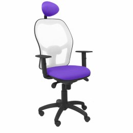 Krzesło Biurowe z Zagłówkiem Jorquera P&C BALI82C Fioletowy Liliowy