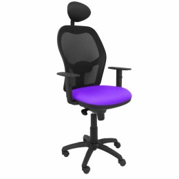 Krzesło Biurowe z Zagłówkiem Jorquera P&C BALI82C Liliowy