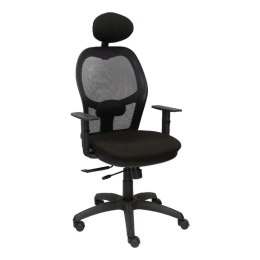 Krzesło Biurowe z Zagłówkiem Jorquera P&C I840CTK Czarny