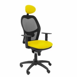 Krzesło Biurowe z Zagłówkiem Jorquera malla P&C SNSPAMC Żółty