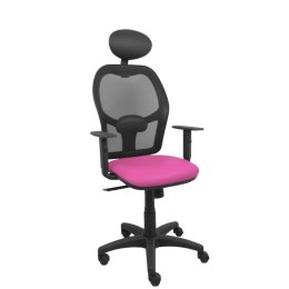 Krzesło Biurowe z Zagłówkiem P&C B10CRNC Różowy
