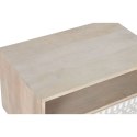 Stolik Nocny DKD Home Decor Biały Naturalny Drewno mango 55 x 35 x 45 cm