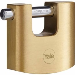 Zamek na klucz Yale Prostokątny Złoty
